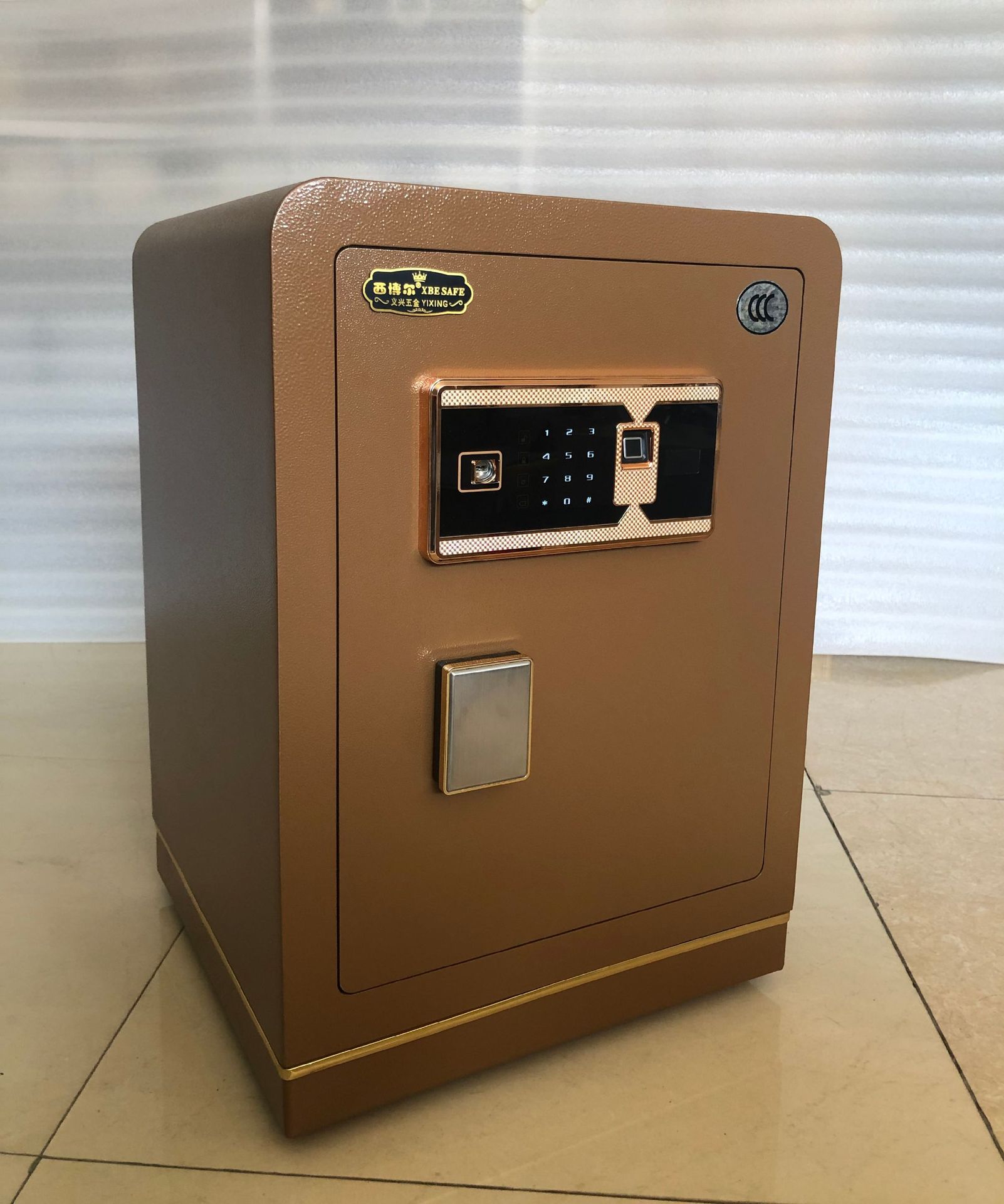 家用办公必备 FDG指纹密码加厚全钢保险柜，守护你的每一份安全